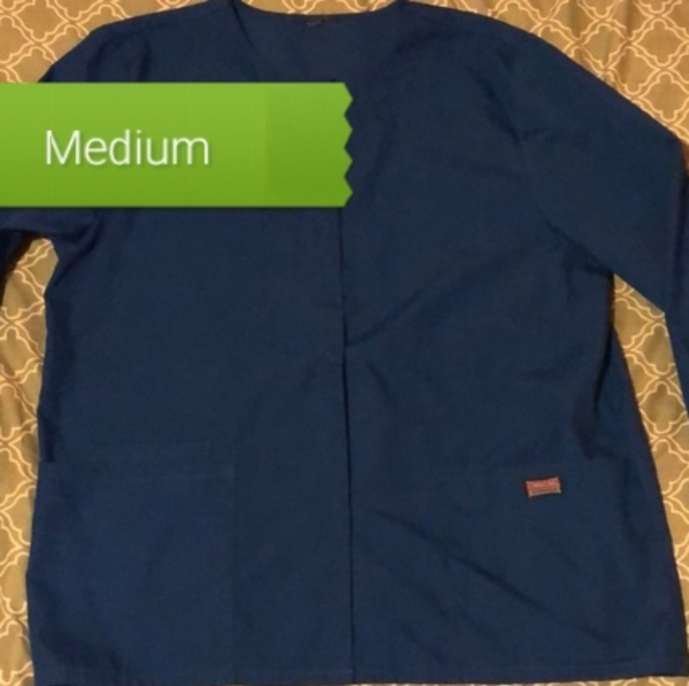 Medium scrub jacket by Cherokee
